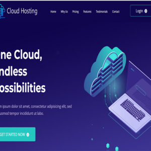 Cloud Hosting HTML Template