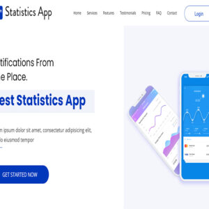 Statistics App HTML Template