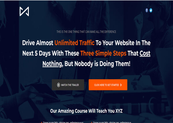 Traffic HTML Template (Dark)