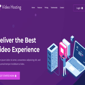 Video Hosting HTML Template