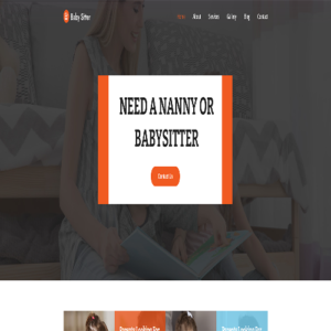 Babysitter | Nanny Service WordPress Theme