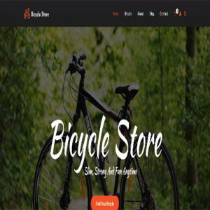 Bicycle Store WordPress Theme