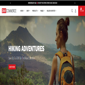 DiviCommerce WordPress theme