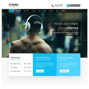 Strong Pro - Crossfit WordPress Theme