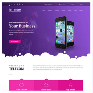 Telecom WordPress Theme