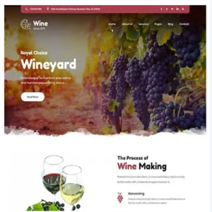 Wine Pro - Wine Brewery WordPress Theme