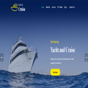 Yacht and Cruise WordPress Theme