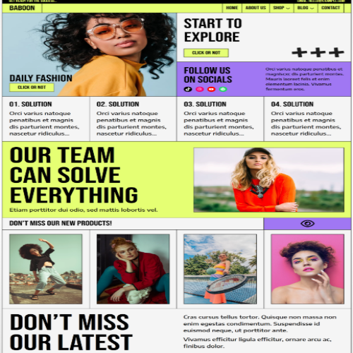 Baboon Block Based WordPress Theme