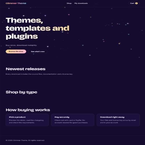 Glimmer Theme