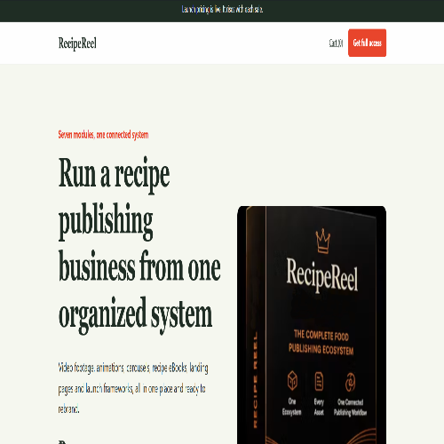 Recipe Reels WordPress Theme Bundle