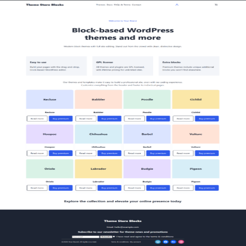 Theme Store WordPress Block Theme